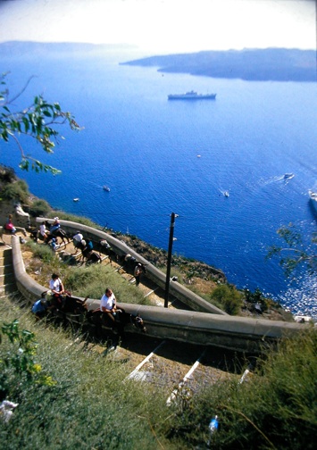 Santorini caldera