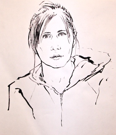 woman in ink